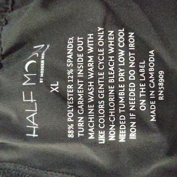 10195 Half Moon by Modern Movement black jogger pants XL - Picture 8 of 11